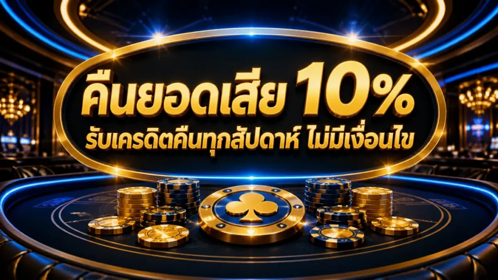 คืนยอดเสีย 10%